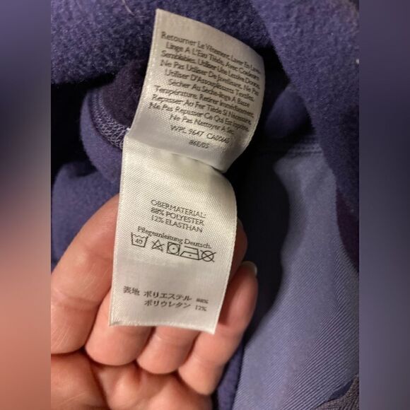 Eddie Bauer Long Sleeve  Athletic Pullover (Medium) Purple - Picture 4 of 9